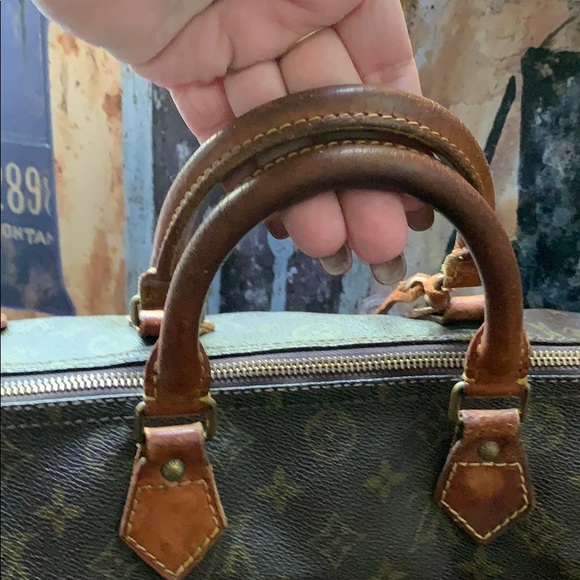 Louis Vuitton Speedy 30 Authentic MM Vtg Satchel - Picture 5 of 8